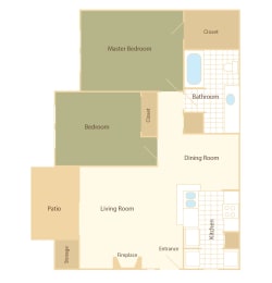 Floor Plan  Torrey Place Apartments in New Braunfels, TX