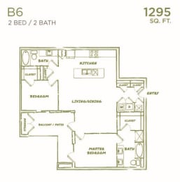  Floor Plan B6