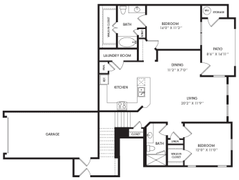  Floor Plan B8