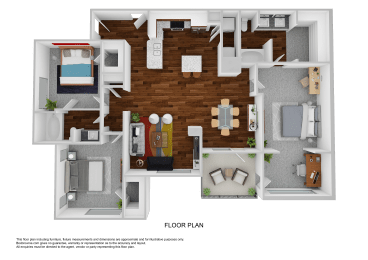 Floor Plan  a floor plan of a house with a wooden floor