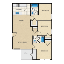 Floor Plan  the boulders apartments floor plan
