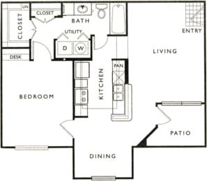 Floor Plan  magnolia creek apartments houston texas 77015