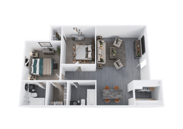 Floor Plan  Grand Prairie, TX apartments for rent