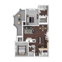 Floor Plan  bedroom floor plan an in 3d