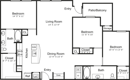  Floor Plan Tribeca
