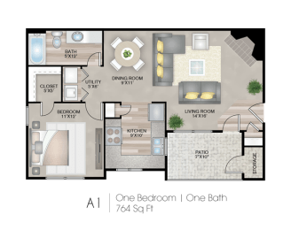 Floor Plan  grapevine tx apartments