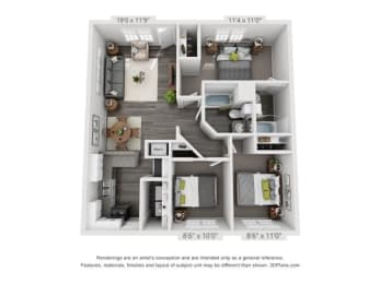  Floor Plan C1