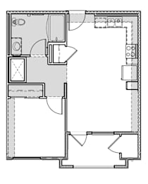 Floor Plan  a drawing of a floor plan of a house