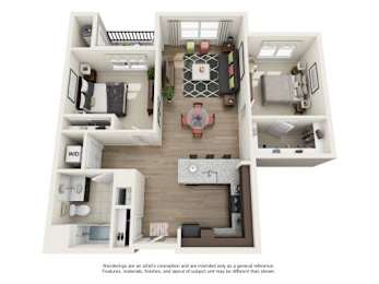 2 Bed | 1 Bath