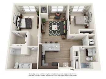 2 Bed | 2 Bath