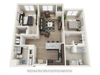 2 Bed | 2 Bath