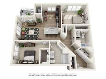 2 Bed | 2 Bath