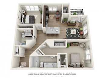 2 Bed | 2 Bath
