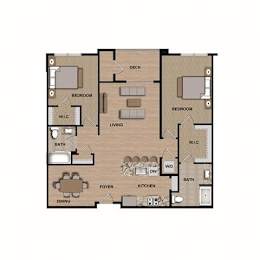 a floor plan of a house