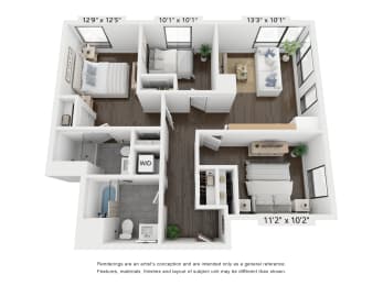 3 Bed / 2 Bath
