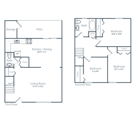 3 bed 1.5 bath at Courthouse Green Apartments, Chesterfield ,Virginia, 23832