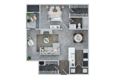 1 BED - 1 BATH A at Town Walk at Hamden Hills, Hamden, CT