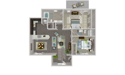  Floor Plan The Magnolia B3