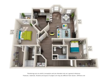 B7G Floor Plan at Echo at Lake Norman, Mooresville