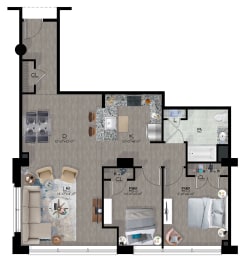 2 bed 2 bath at Cherry Street Lofts,Bridgeport, CT, 06605