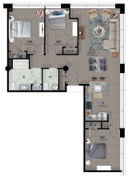 3 bed 2 bath at Cherry Street Lofts, Connecticut