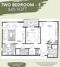 Floor Plan  floor plan of the two bedroom e 4455 sq ft