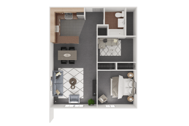 One Bed