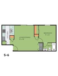 Floor Plan  lower level floor plan of a 0704 sq ft floor plan