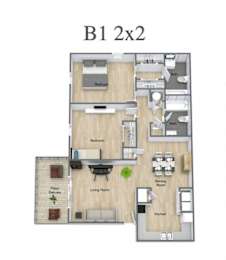 Floor Plan  the floor plan of b1 282