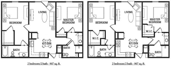 Floor Plan  plan of the first and second floor floors with bedrooms and baths