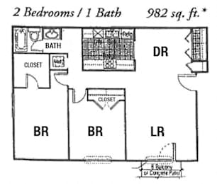 Floor Plan  a floor plan of a house with bedrooms and baths
