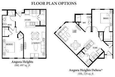 Floor Plan  a floor plan of two different floors of a house