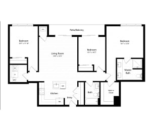  Floor Plan 3B-2