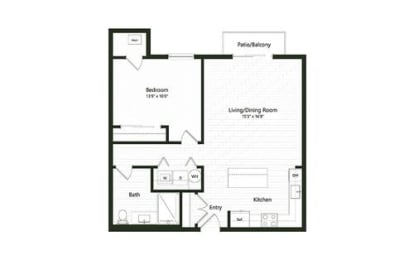  Floor Plan 1B-1A