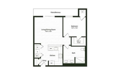  Floor Plan 1B-7