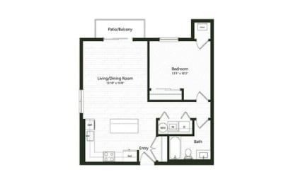  Floor Plan 1BC-1-1A