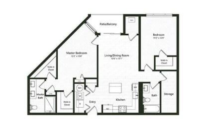  Floor Plan 2BC-3A