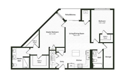  Floor Plan 2BC-4A