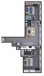 2 bed 2 bath at Textile Apartments, Cincinnati, OH, 21286