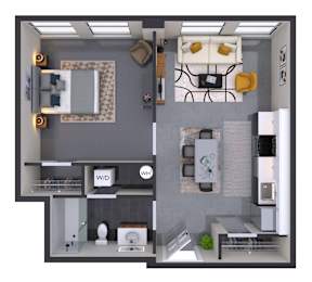 1 bed 1 bath G at Textile Apartments, Cincinnati, Ohio