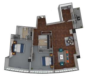 2 bedroom 2 bath at Hampton Plaza Apartments, Maryland, 21286