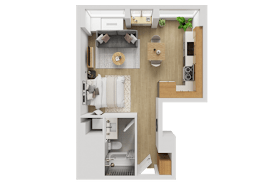 X13-S Floorplan at Reflections at the Wharf, District of Columbia, 20024