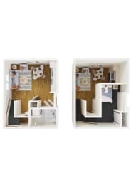 loft A floor plan layout