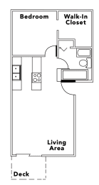 Countryside | 1x1 750 square feet