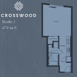 Crosswood Studio J 479 sqft