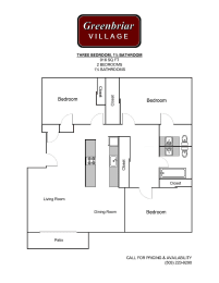 a floor plan for a house with roommates