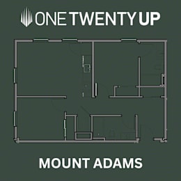 A floor plan for a property named Mount Adams is displayed.