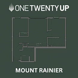 A floor plan for Mount Rainier by One Twenty Up.