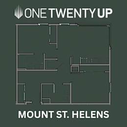 A floor plan for a building named Mount St. Helens.