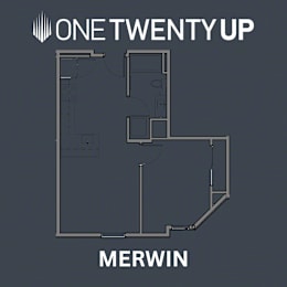 A floor plan of a building named Merwin.